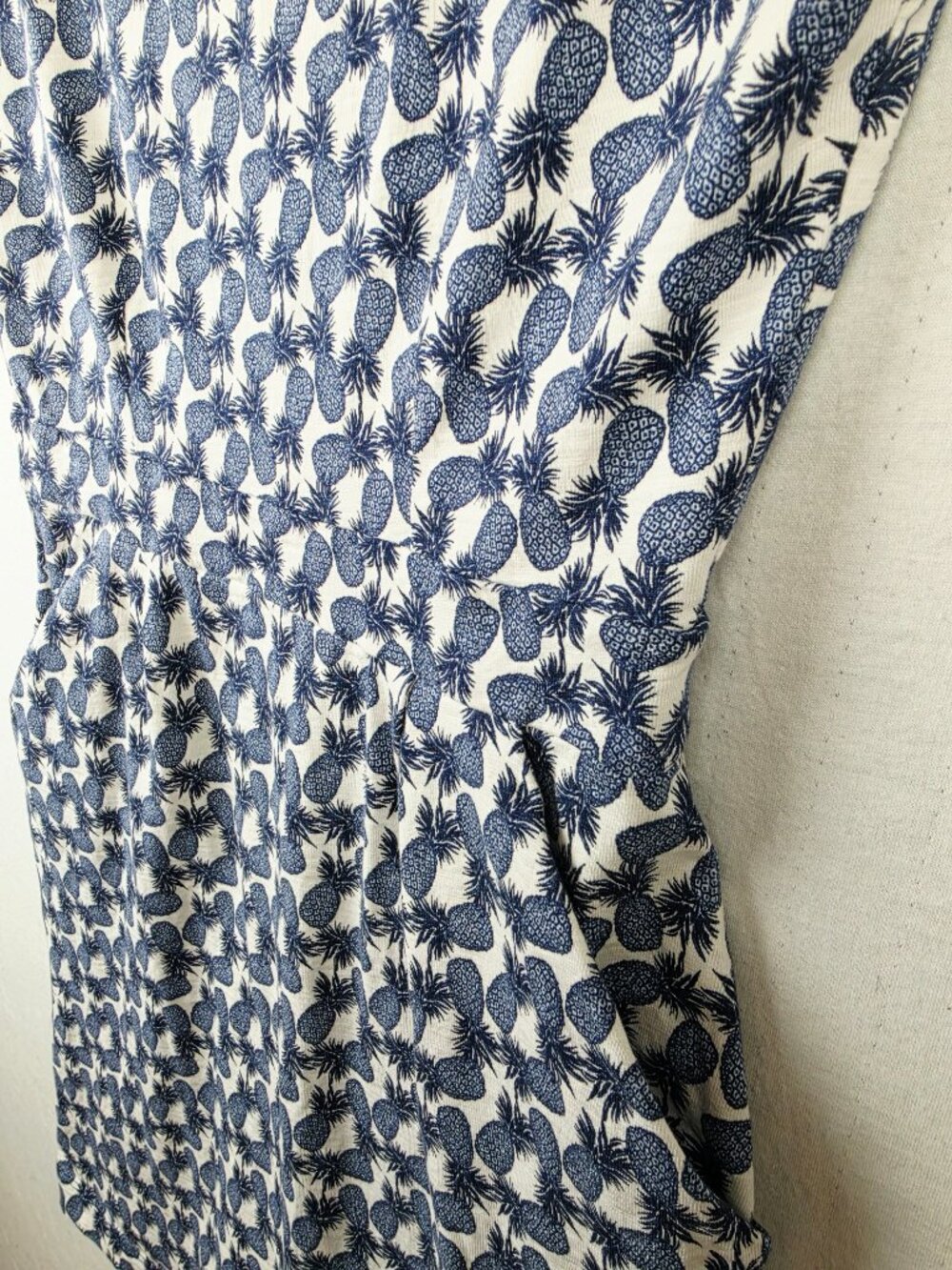 BODEN Florrie Jersey Dress Pineapple Print Cotton size 8R Resortwear Boho Preppy - Picture 8 of 12